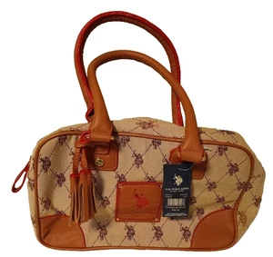 NEW US Polo Assn 🏇Bag Signature Jaquard Fabric Lined Multi - Picture 1 of 6
