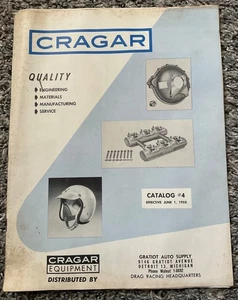 1958 CRAGAR EQUIPMENT CATALOG #4 = VINTAGE ORIGINAL SALES BROCHURE - Imagen 1 de 5