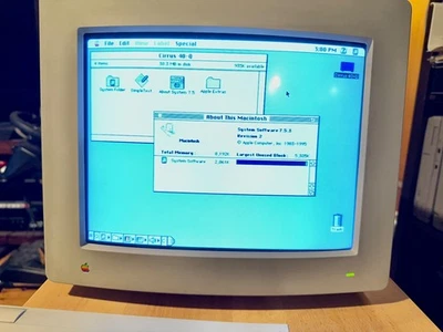 Apple High Resolution RGB Color Monitor M0401Z, tested working great - Bild 1 von 4