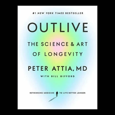 Outlive By Peter Attia The Science and Art of Longevity Paperback Book Foto 1 de 4