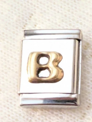 Authentic Zoppini Puffy Big Link Gold Letter A  Free Shipping F73 - Image 1 of 4