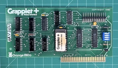 Grappler+ Plus Printer Interface by Orange Micro for Apple II Computers - Image 1 of 2