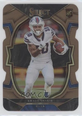2022 Panini Select Concourse Copper Prizm Die-Cut /149 Khalil Shakir Rookie RC - Image 1 of 2