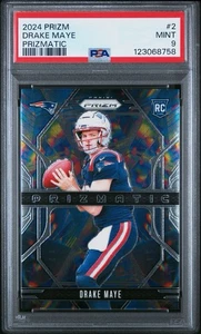 2024 PANINI PRIZM PRIZMATIC #2 DRAKE MAYE ROOKIE RC PSA 9 - Picture 1 of 1