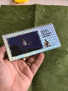 Vintage Studio Ghibli Holographic Bookmark - '80s/'90s - My Neighbor Totoro - Picture 1 of 10