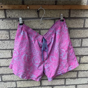 Paul Smith Swim Shorts Trunks XL Pink Floral Elastic Waist Designer Swimwear - Picture 1 of 5