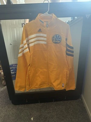Chaqueta con cremallera de baloncesto Adidas Golden State Warriors para hombre L Foto 1 de 4