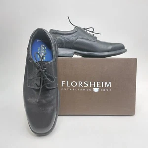 Florsheim Lightweight Freedom Oxford Memory Foam Plain Toe Black Tumble - Bild 1 von 9