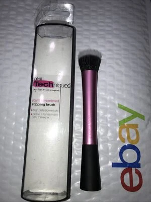 РЕАЛЬНЫЕ МЕТОДЫ пунктирной щетки, двойные волокна плюшевые щетинки незапечатанный новый в упаковке - Изображение 1 из 4