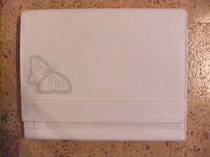 10 Zoll Tablet Tasche mit Schmetterling Motiv Schutz Hülle 10.1 weiss !!!NEU!!