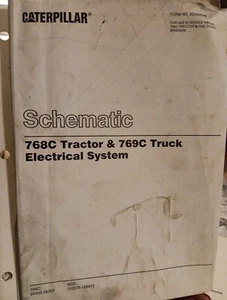 Sistema eléctrico para tractor CAT Schematic 768C y camión 769C SENR2948 - Imagen 1 de 6