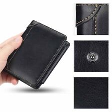 Mens RFID Blocking Leather Wallet Credit Card Holder Bifold Coin Purse With Zip