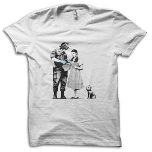 Camiseta Banksy Stop and Search arte callejero gráfico urbano M5540 - Imagen 1 de 6