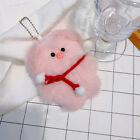 Pink Pig Plush Doll Creative Keychain Fluffy Soft Stuffed Sweet Girl Cartoon WY8