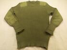 Brigade Quartermasters Sweater Mens Green Medium Military Wool Tactical Pullover