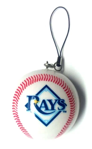 TAMPA BAY RAYS DANGLER 2" ROUND MINI BALL NEW LICENSED MLB CHARM ORNAMENT Cover