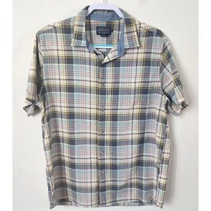 Pendleton Camisa Manga Corta A Cuadros Para Hombre Talla Grande Informal Botón Delantero Con Defecto - Imagen 1 de 12
