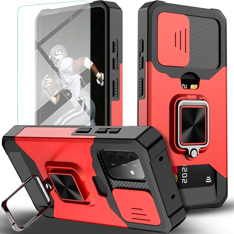 For Samsung Galaxy A15 5G Case Phone Cover Shockproof + Tempered Glass Protector - Image 1 of 4