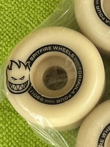SPITFIRE 50MM LIL' SMOKIES FORMULA FOUR 101-A TABLET SHAPE SKATEBOARD WHEELS NAT - Picture 1 of 3
