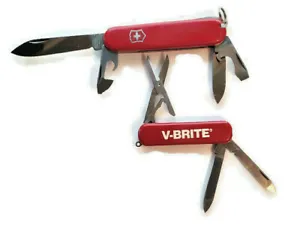 Victorinox & Wenger Mini Folding Pocket Knife Red Handle Swiss Army Multi Tool  - Picture 1 of 12