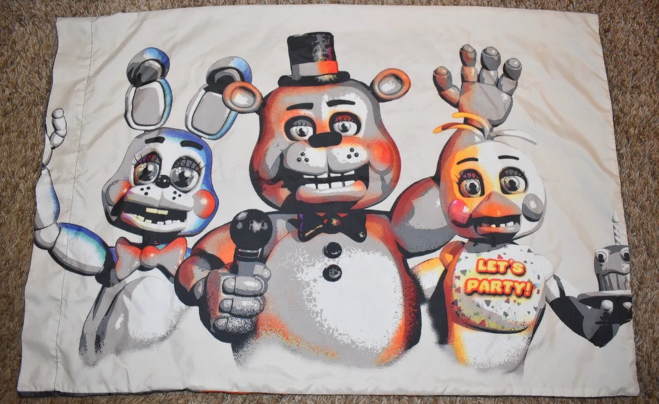 K6 FIVE NIGHTS at FREDDY's Microfiber Reversible Pillow Case (Fabric)Help Wanted - Image 1 of 2