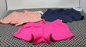CARTER'S COTTON GIRLS SIZE 6 ELASTCWAISTBAND W/DRAWSTRING & POCKETS SHORTS NWT - Picture 1 of 5