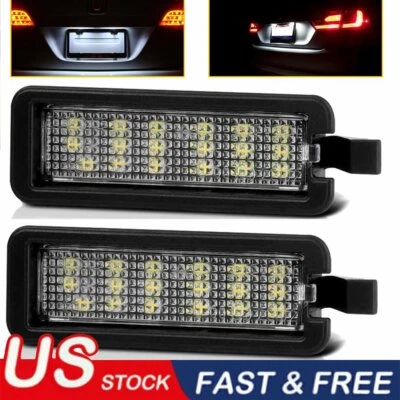 2xFULL LED luz de placa de licença para 2015-20 Dodge Charger Challenger Chrysler 300 - Imagem 1 de 4