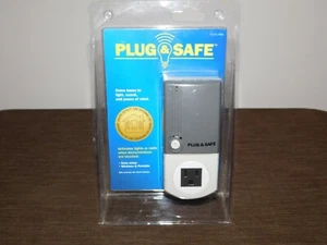 PLUG & SAFE HOME SECURITY ACTIVATES LIGHTS or RADIO WIRELESS PORTABLE NEW - Picture 1 of 11