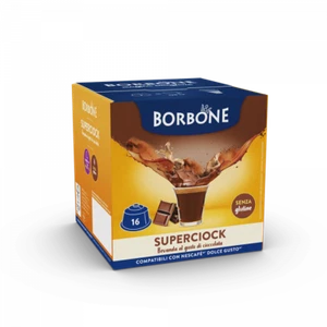 64 CAPSULE Caffè Borbone GUSTO SUPERCIOCK Cioccolato COMPATIBILI DOLCE GUSTO - Foto 1 di 8