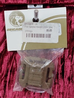 BRIGADE QM ITW ITW903 QASM-RAMP Quick Attach Rail Accessory Mounting Platform brown coyote