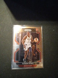2022 Prizm WNBA Basketball Base #190 Queen Egbo - Indiana Fever