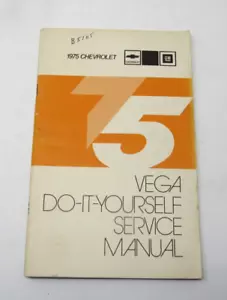 1975 Chevrolet Vega Do-It-Yourself Service Manual ORIGINAL - Picture 1 of 11