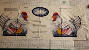 Panel de almohada de algodón. Gallo. - Imagen 1 de 3