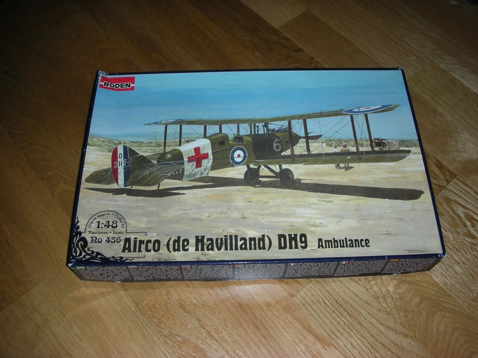 1/48 RODEN AIRCO (DE HAVILLAND) DH 9  AMBULANCE - Immagine 1 di 1