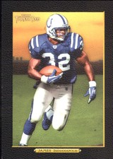 2005 Topps Turkey Red Black Indianapolis Colts Football Card #41 Edgerrin James