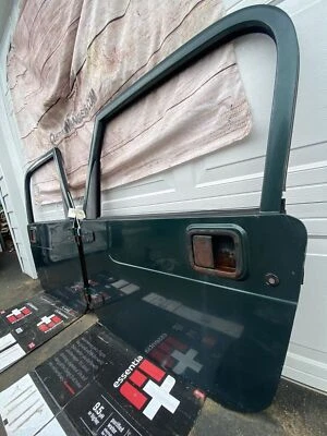 Jeep Wrangler TJ 1997-2006 puertas completas 1999 2000 2001 verde bosque perla PG8 fabricante original Foto 1 de 4