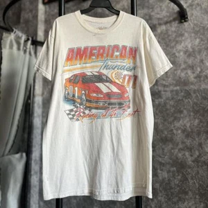 PacSun American Thunder Racing Car Sport Tee, Vintage Graphic Men T-Shirt 104091 - Picture 1 of 8