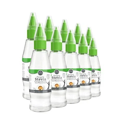 10 x Stevia Líquido Dulce | Dulce de Mesa | Alternativa al Azúcar | Edulcorante 1... Foto 1 de 4