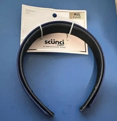 Conair Scunci Blue/Black Headband (Brand New in Packaging) - Image 1 of 3