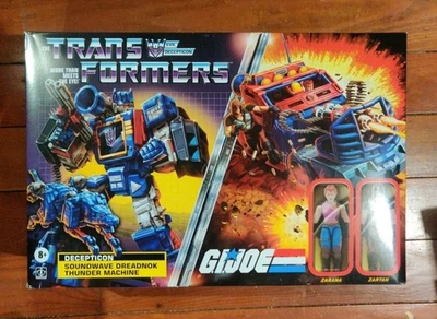 GI JOE TRANSFORMERS Crossover Soundwave Dreadnok Thunder Machine 2-Pack sealed - Image 1 of 4