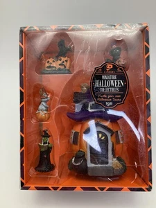 Miniature Village Halloween Spooky House Cottage Create Your Own Halloween Scene - Picture 1 of 5