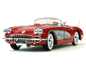 CHEVROLET Corvette - 1958 - red / silver - MotorMax 1:18 - Foto 1 di 2