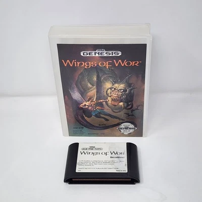 Wings of Wor (Sega Genesis) in Case (Game & Manual) TESTED - Image 1 of 4