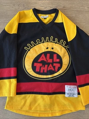 Nueva camiseta de hockey clásica All That Headgear Kel Mitchell negra talla X-pequeña Foto 1 de 4