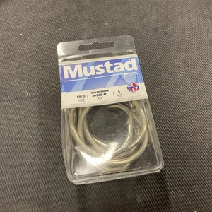 5pc MUSTAD 39960-DT-FORGED STRONG DURATIN  CIRCLE HOOKS - Picture 1 of 3