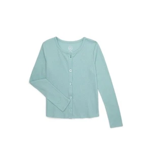 Wonder Nation Girl Knit Cardigan Sweater Light Blue Brand New Size 7/8 - Picture 1 of 1