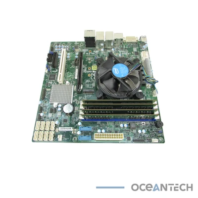 Supermicro X11SAE-M 1-socket LGA 1151 W/ 64GB RAM No CPU/IO Shield - Image 1 of 4