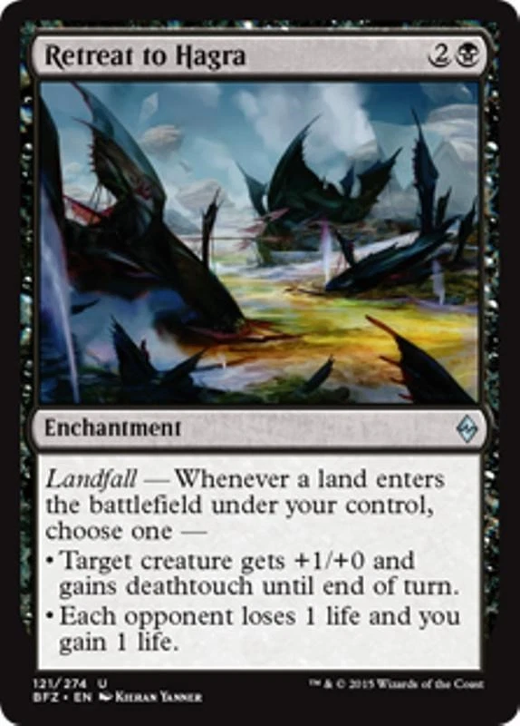 MTG - RETREAT TO HAGRA - Battle for Zendikar (U) - Image 1 of 1