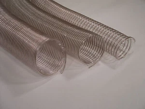 4" x 4' Wire Corrugated Hose Dust Collection Heavy - Picture 1 of 1