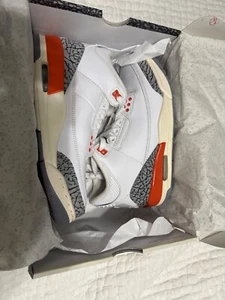 Size 7.5W - Air Jordan 3 Retro Georgia Peach W - Picture 1 of 9